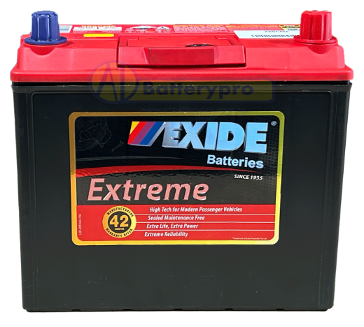 Picture of NS60AL / X60C - 12VOLT 480CCA 50AH EXIDE EXTRA MAINTENANCE FREE BATTERY (55B24LS) - RHP