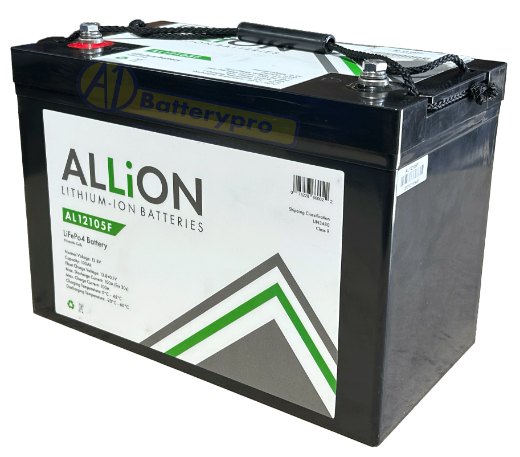 Picture of 12VOLT 105AH / 100A BMS ALLION LITHIUM DEEP CYCLE BATTERY - NON BLUETOOTH MODEL - IP65 RATING
