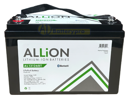 Picture of 12VOLT 126AH ALLION LITHIUM DEEP CYCLE BATTERY - BLUETOOTH MODEL - IP65 RATING