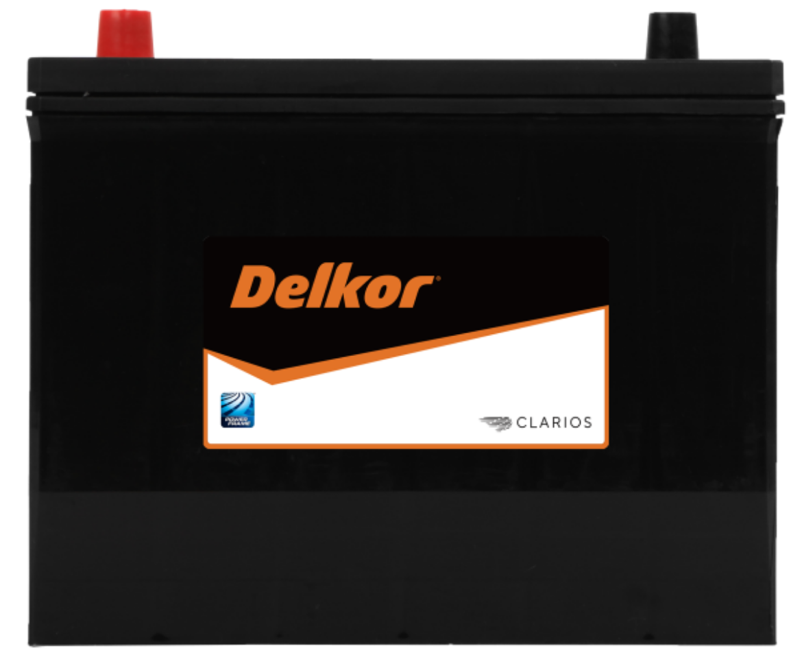 Picture of 12VOLT 610CCA DELKOR CALCIUM MF BATTERY - SAME AS 78 DT790 WITH NO FRONT ENTRY TERMINALS.