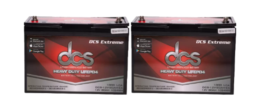 Picture of ULTIMATE EXTREME DCS 12VOLT 160AH LITHIUM DUAL BATTERY SYSTEM WITH MPPT SOLAR REGULATOR & SMART BATTERY PROTECT - IP54 RATING