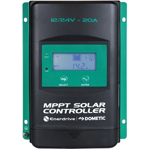 Picture of ENERDRIVE 12/24V 20AH MPPT SOLAR CONTROLLER W/ DISPLAY