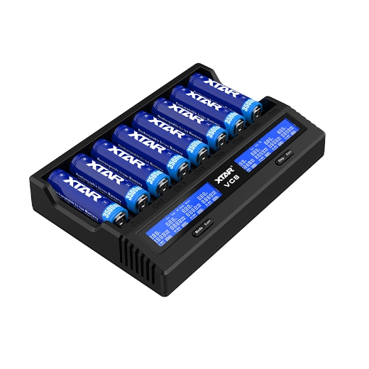 Picture of XTAR - 1-8 CELL LIION/NIMH BATTERY CHARGER WITH CAPACITY TEST FUNCTION