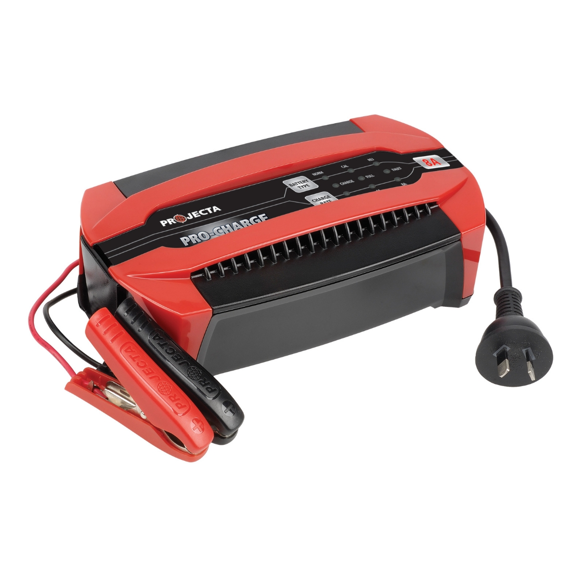Picture of 12V 8A 6 STAGE FULLY AUTOMATIC PROJECTA PRO-CHARGE BATTERY CHARGER