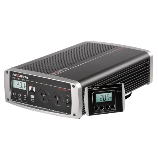 Picture of 12V 2000W PROJECTA INTELLI-WAVE PURE SINE WAVE INVERTER WITH BATTERY CABLE & REMOTE
