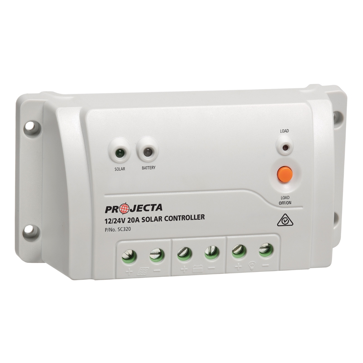 Picture of PROJECTA 20AMP 12/24V SOLAR CONTROLLER - SUITABLE FOR AGM BATTERIES ONLY