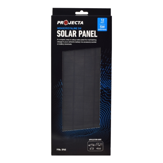 Picture of PROJECTA 5W 12V MONOCRYSTALLINE SOLAR MAINTAINER