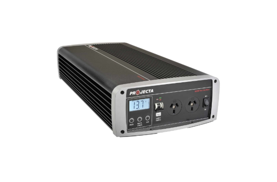 Picture of 12V 3000W PROJECTA INTELLI-WAVE PURE SINE WAVE INVERTER WITH BATTERY CABLE & REMOTE