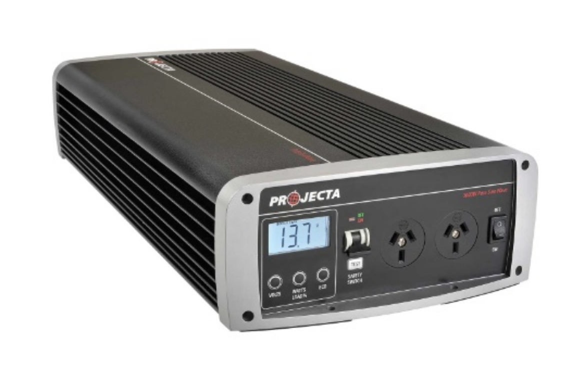 Picture of 12V 3000W PROJECTA INTELLI-WAVE PURE SINE WAVE INVERTER WITH BATTERY CABLE & REMOTE