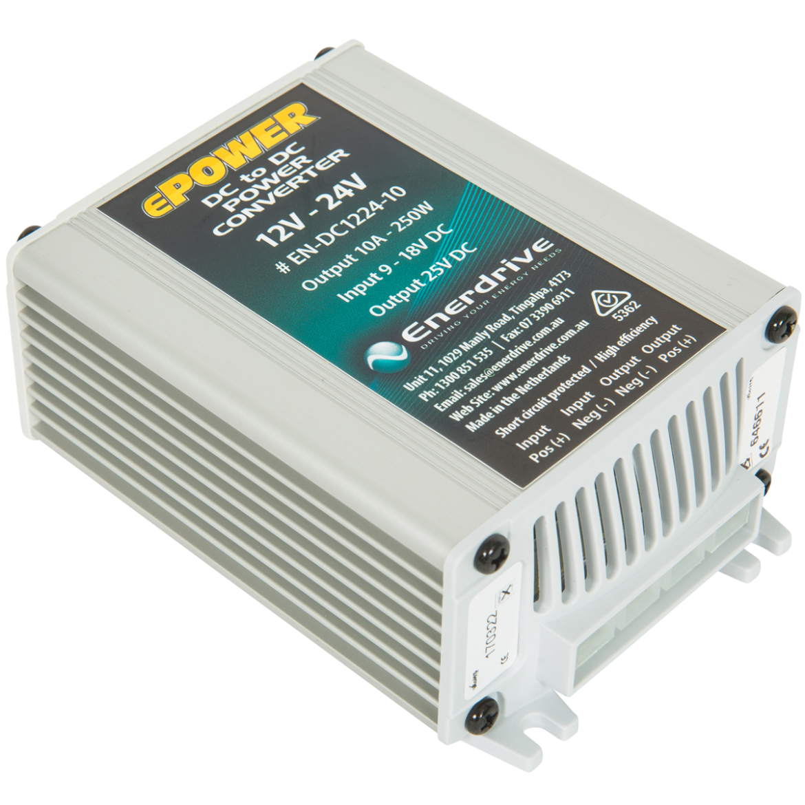 Picture of 12-24V 10A ENERDRIVE EPOWER DC-DC VOLTAGE CONVERTER