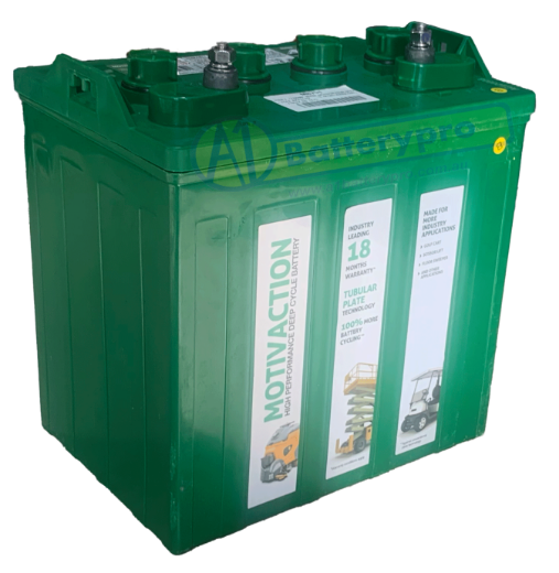 Picture of 8VOLT 174AMP HOUR MOTIVACTION DEEP CYCLE BATTERY - 18 MTHS WARRANTY - EQUIV TO T875