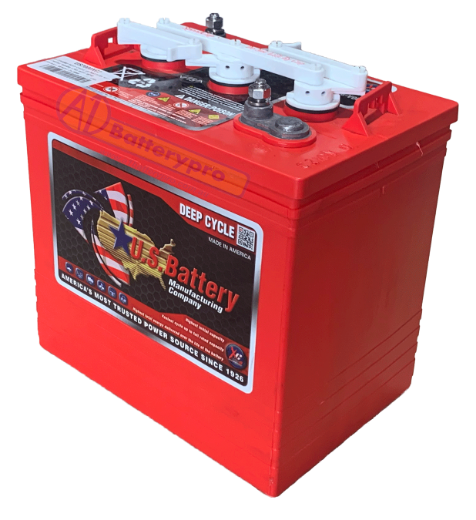 Picture of 6V 220AMP DEEP CYCLE US BATTERY GC2 (T105 EQUIV) - USA MADE