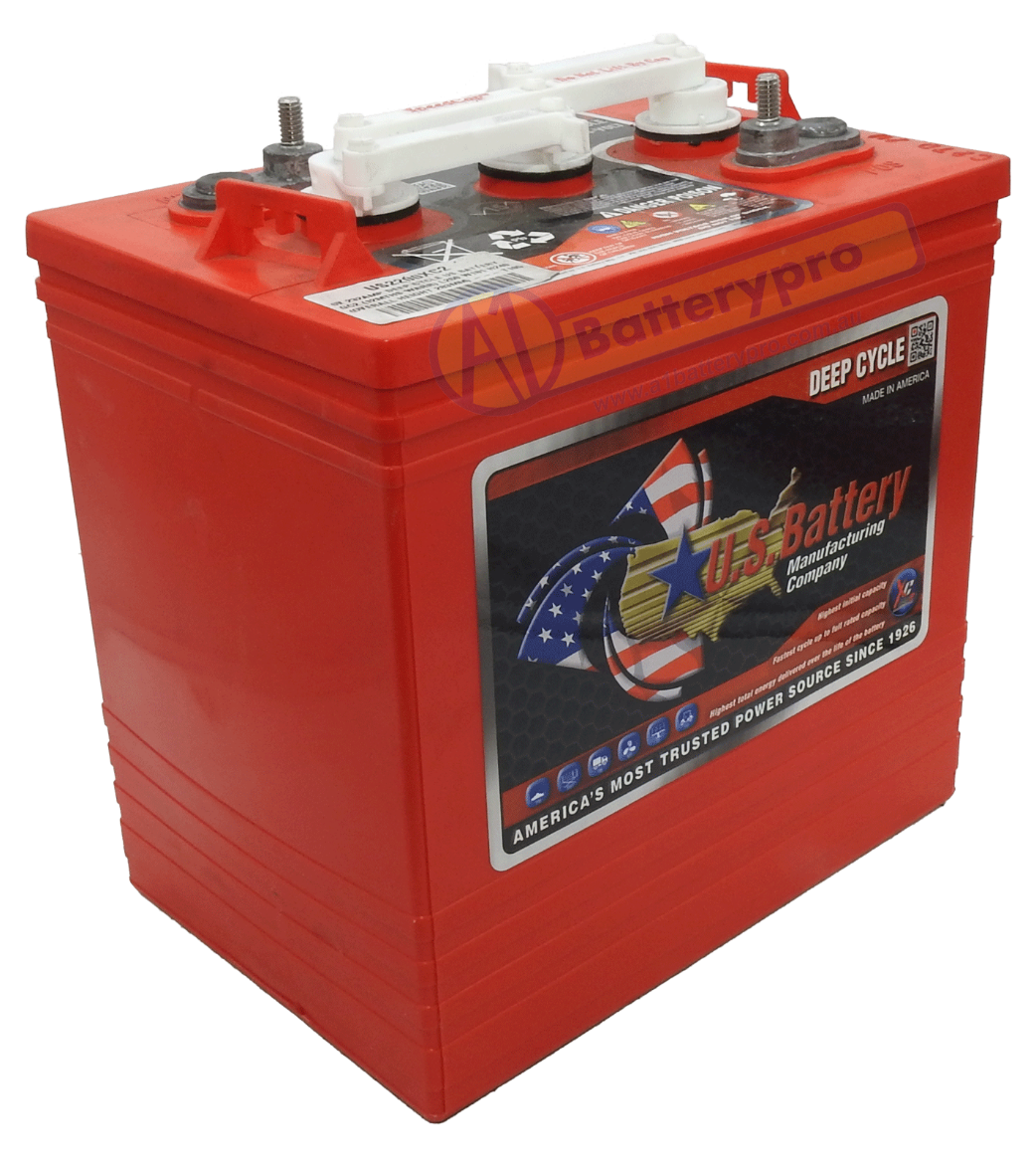 Picture of 6V 232AMP DEEP CYCLE US BATTERY GC2 (T105 EQUIV) - USA MADE