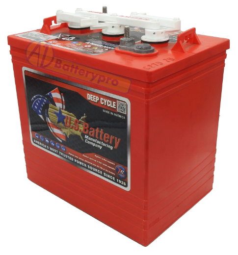 Picture of 6V 232AMP DEEP CYCLE US BATTERY GC2 (T105 EQUIV) - USA MADE
