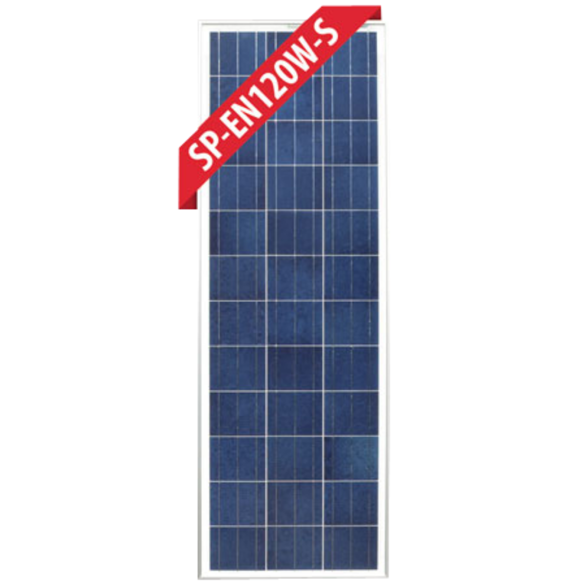 Picture of ENERDRIVE 120W 6.53A FIXED POLYCRYSTALLINE SOLAR PANEL (SLIM)