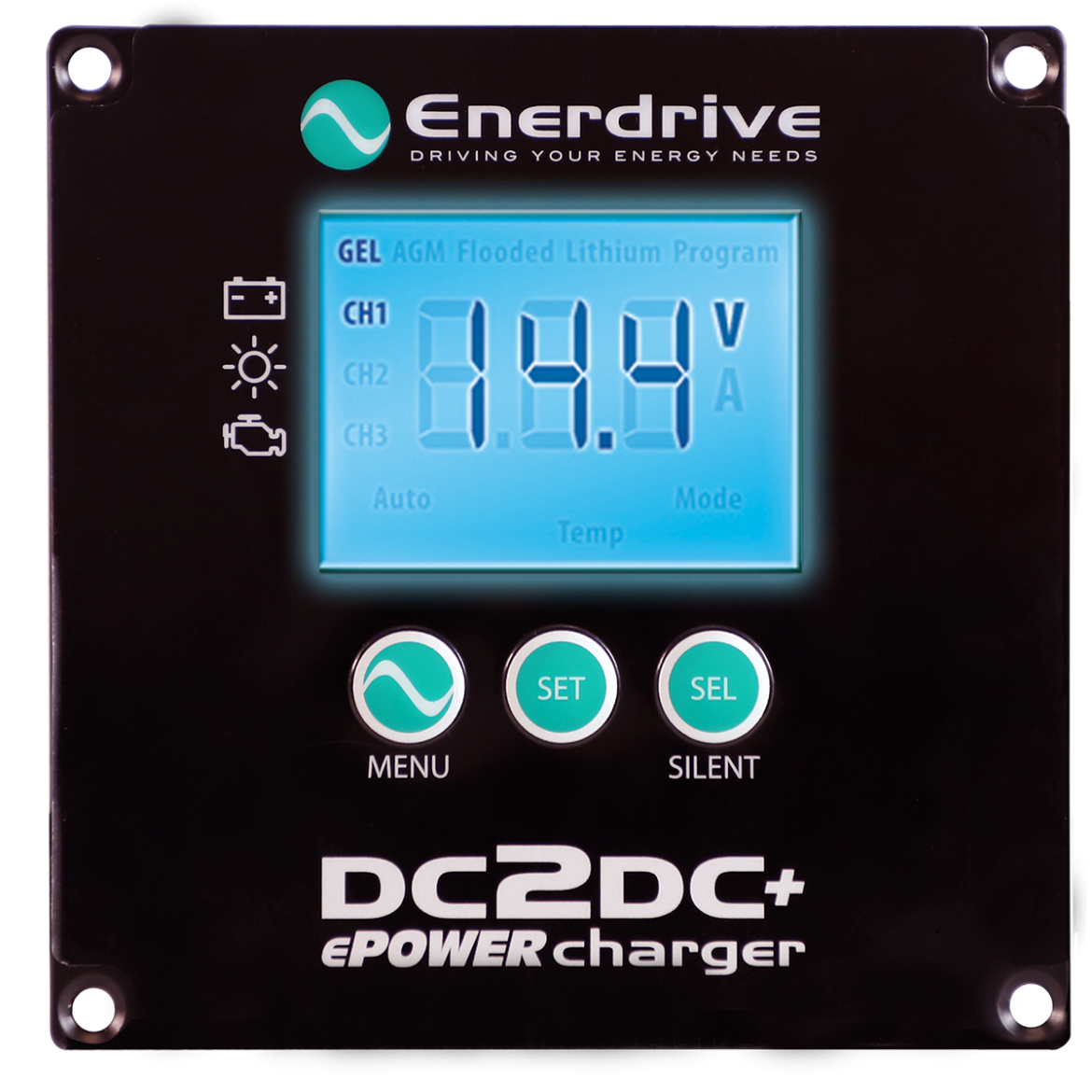 Picture of ENERDRIVE ePOWER REMOTE CONTROL PANEL TO SUIT ALL EPOWER DC-DC CHARGERS - 7.5M LEAD