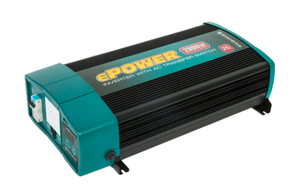 Picture of 24V 2000W ENERDRIVE EPOWER PURE SINE WAVE INVERTER WITH RCD & AC TRANSFER SWITCH