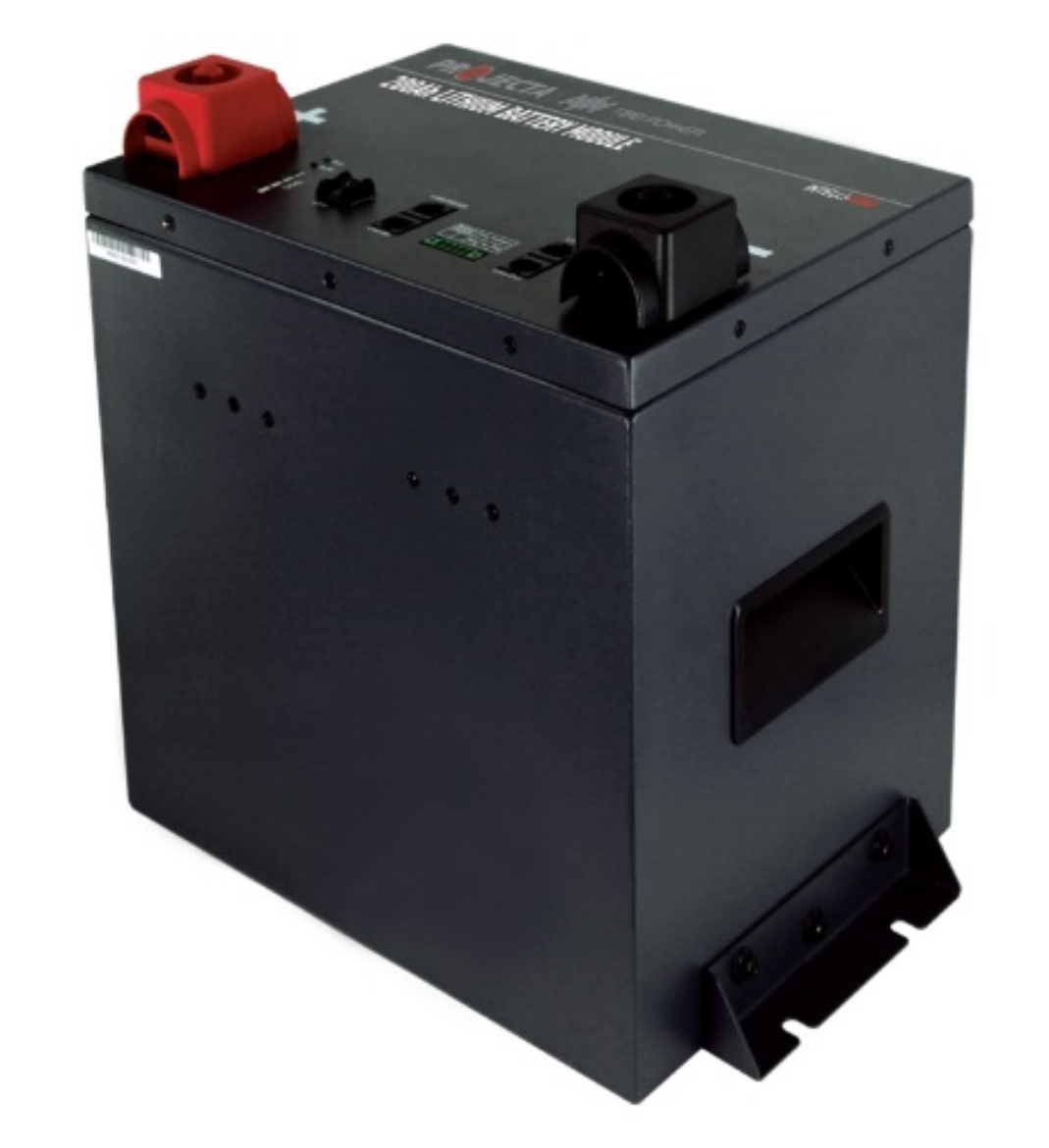 Picture of 12VOLT 200AH / 200A BMS (300A 10MIN) / 2560 WH CAPACITY PROJECTA LIFEPO4 BATTERY - IP20 RATING