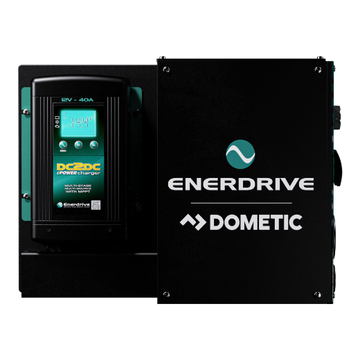 Picture of ENERDRIVE RIGHT MOUNT EXPLORER 01 SYSTEM - 40A DC-DC CHARGER & EPRO+ MONITOR