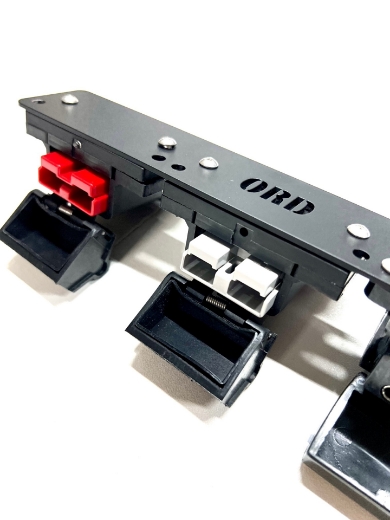 Picture of ORD UNIVERSAL ANDERSON PLUG(S) MOUNTING PLATE SUITS ANDERSON CONNECTOR 244MM L X 40MM W X 2MM