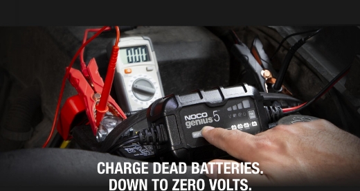 Picture of 6/12V 5AH NOCO GENIUS 5 SMART BATTERY CHARGER - IP65 RATING