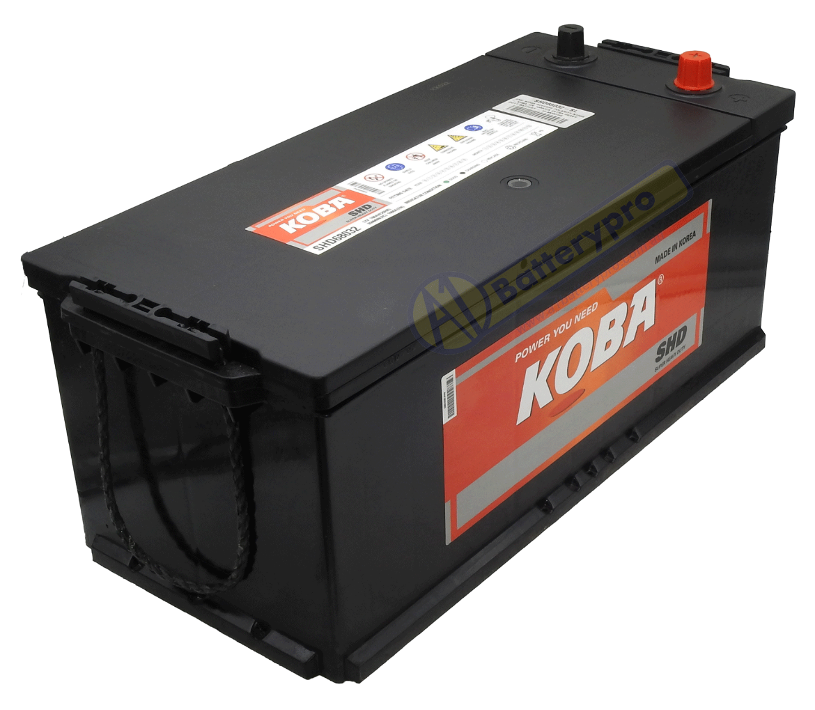 Picture of N150R - KOBA 12VOLT 1000CCA EXTRA HEAVY DUTY BATTERY - SIDE LEDGES - LHP