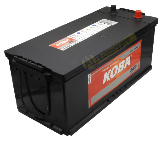 Picture of N150R - KOBA 12VOLT 1000CCA EXTRA HEAVY DUTY BATTERY - SIDE LEDGES - LHP