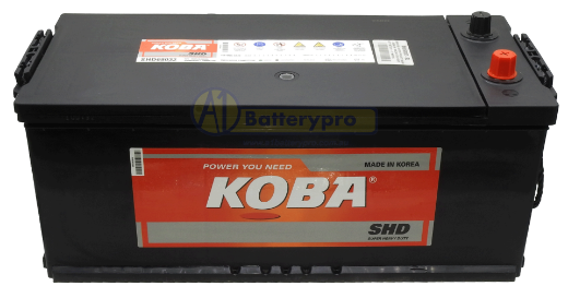 Picture of N150R - KOBA 12VOLT 1000CCA EXTRA HEAVY DUTY BATTERY - SIDE LEDGES - LHP