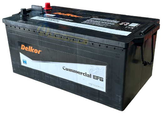 Picture of DINC-N200EFB - 12VOLT 1200CCA 230AH DELKOR EFB EXTRA HEAVY DUTY COMMERCIAL MAINTENANCE FREE BATTERY - LHP