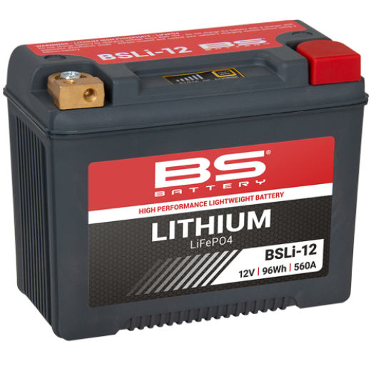 Picture of BS LITHIUM BATTERY 12V 560CCA 96WH - M6 TERMINALS