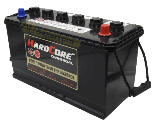 Picture of N100L EXTRA HD 950CCA 115AH HARDCORE COMMERCIAL BATTERY WITH FULL-LENGTH BOTTOM HOLD-DOWN LEDGES