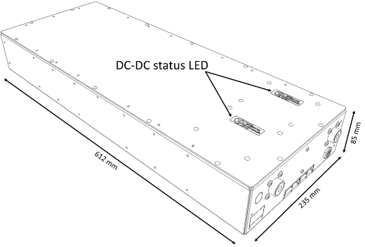 Picture of 12VOLT 150AH SLIMLINE LITHIUM BATTERY W/ BUILT-IN 40A DC-DC CHARGER