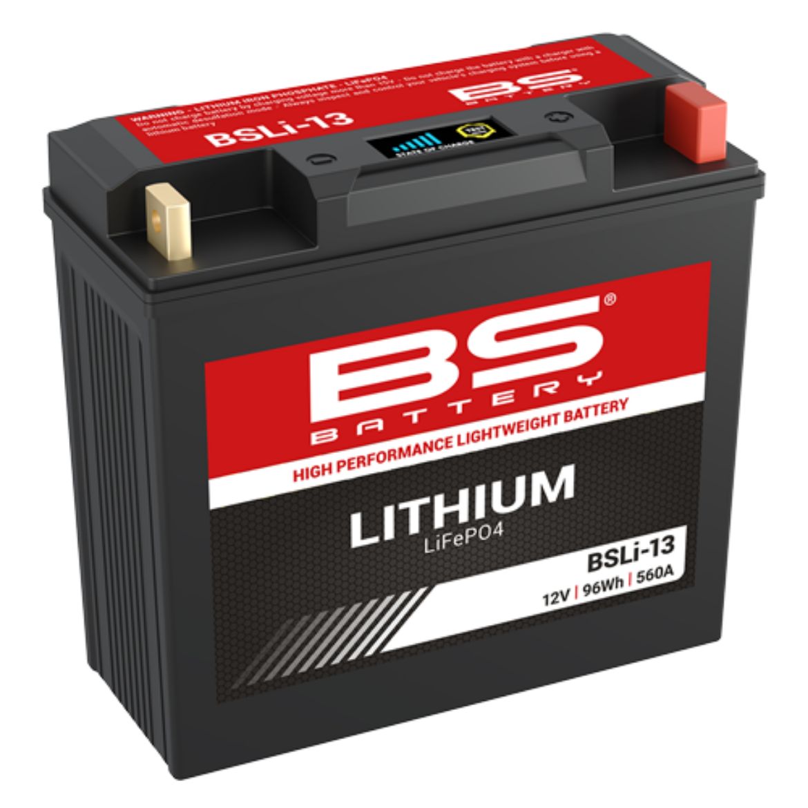 Picture of BS LITHIUM BATTERY 12V 560CCA 96WH - M6 TERMINALS