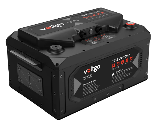 Picture of 12.8V 400AH 5120WH LIFEPO4 IP65 RATED VOLTGO BATTERY WITH BLUETOOTH/CAN/RS485 COMMUNICATIONS SUPPORT AND SCALABILITY UP TO 81.92KWH SYSTEMS