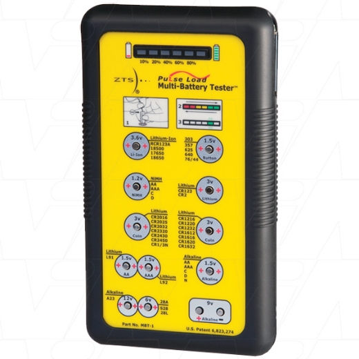 Picture of BATTERY TESTER FOR PRIMARY & RECHARGEABLE BATTERIES