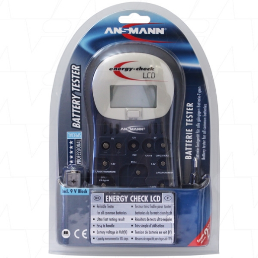 Picture of ANSMANN BATTERY TESTER FOR PRIMARY & RECHARGEABLE BATTERIES