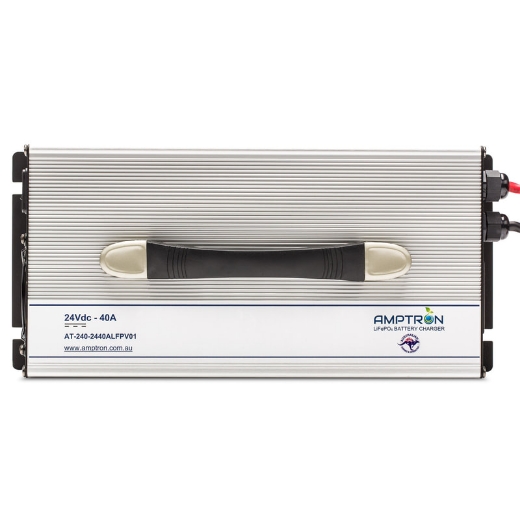 Picture of 24V 40AH AMPTRON AC-DC LIFEPO4 BATTERY CHARGER - INCLUDES "WAKEUP" FEATURE