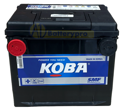 Picture of 70-400 (N50) - 12VOLT 400CCA KOBA BATTERY EXTRA HEAVY DUTY - FRONT POST SCREW IN