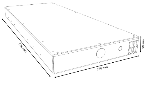 Picture of 12VOLT 110AH SLIMLINE LITHIUM BATTERY