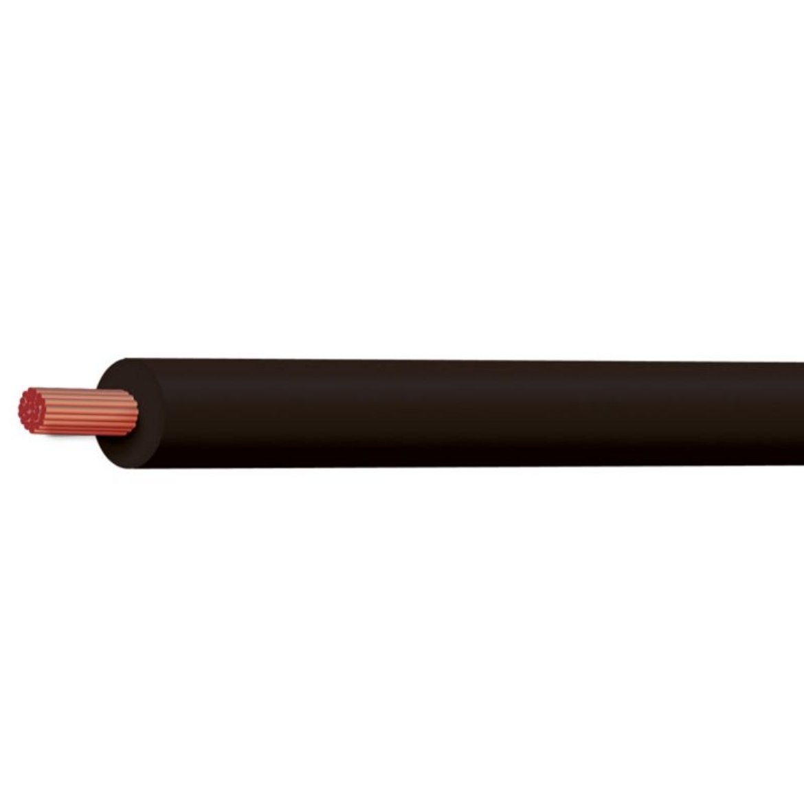 Picture of TYCAB SINGLE CORE CABLE BATTERY 4 B & S CROSS SECT 20MM SQ RATING 135A BLACK CUT - PER METER