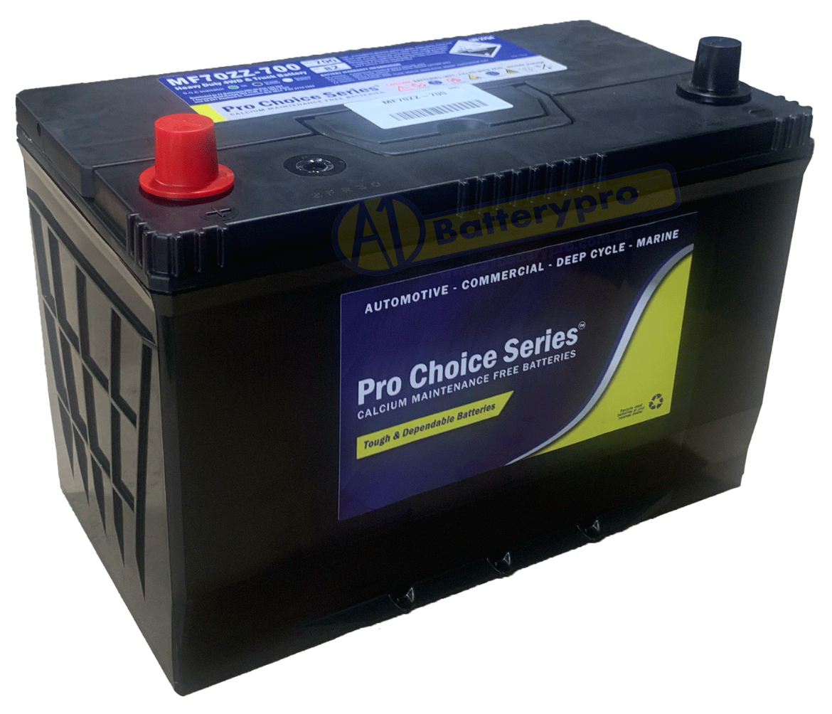 Picture of N70ZZ - 12VOLT 700CCA PRO CHOICE SERIES MAINTENANCE FREE CALCIUM BATTERY