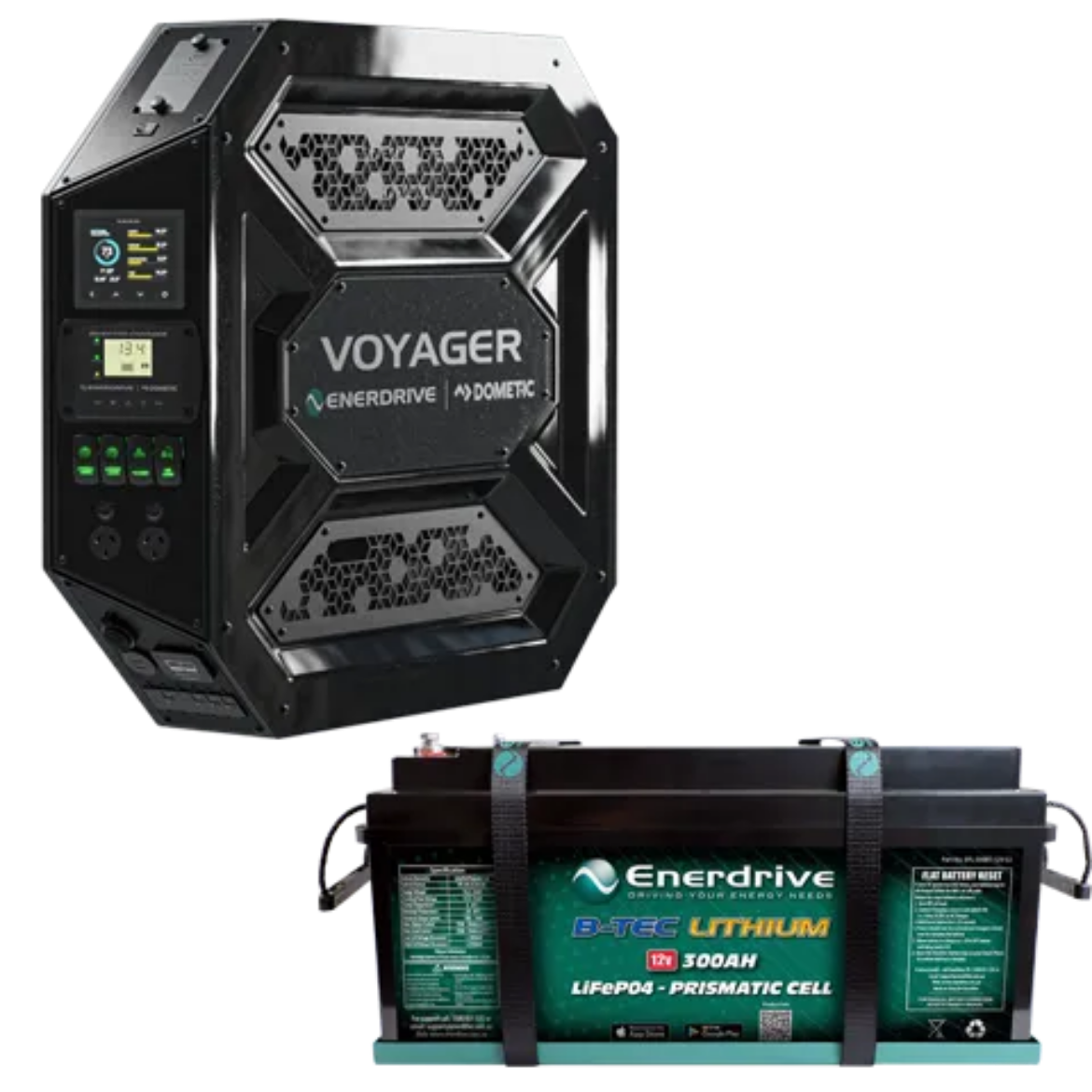 Picture of ENERDRIVE LEFT MOUNT VOYAGER SYSTEM 3000W INC B-TEC 300AH G2