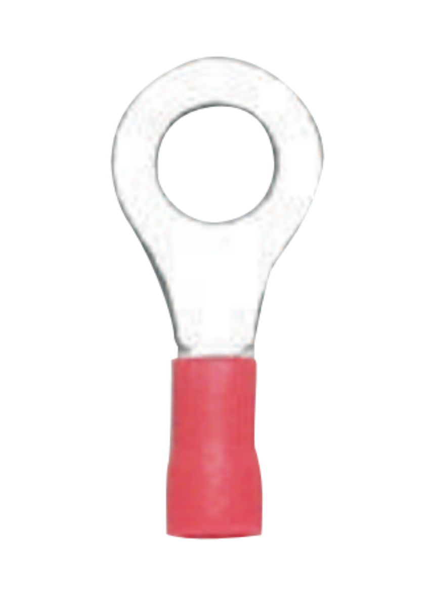 Picture of PRE-INSULATED RING TERMINAL 6MM RED - 100 PACK