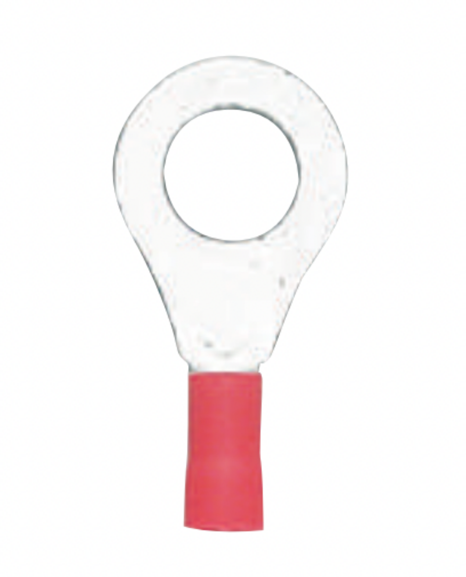 Picture of PRE-INSULATED RING TERMINAL 8MM RED - 100 PACK