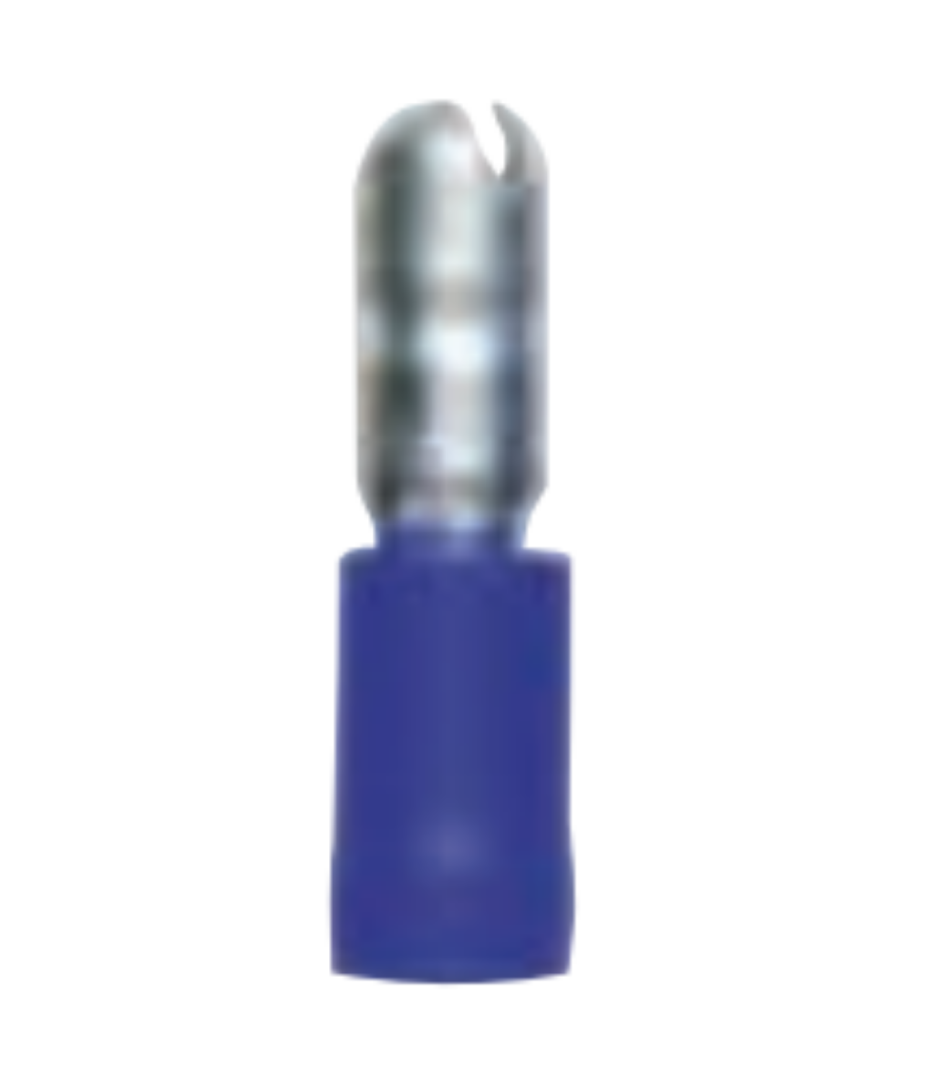 Picture of PRE-INSULATED MALE BULLET TERMINAL 5MM BLUE - 100 PACK