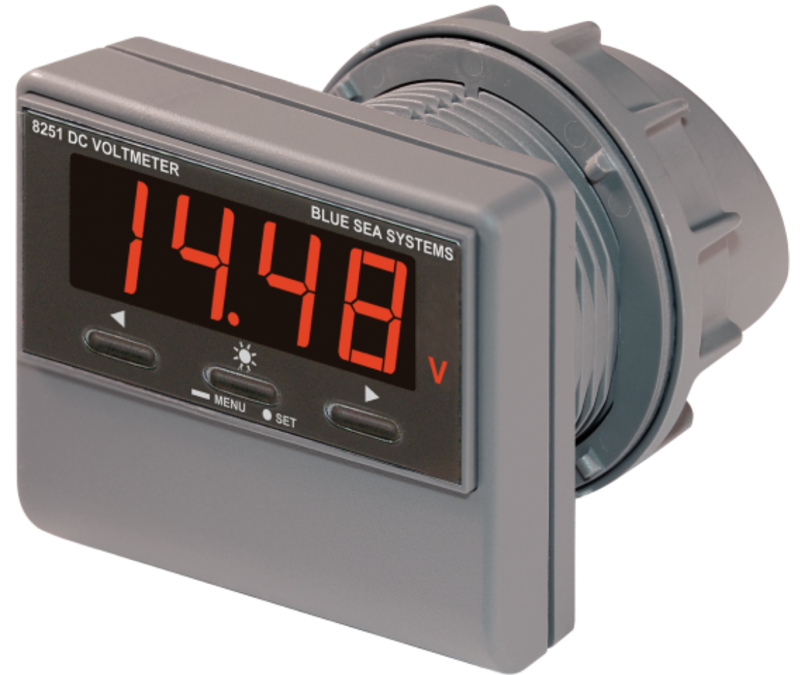 Picture of BLUE SEA DC DIGITAL VOLTMETER WITH ALARM