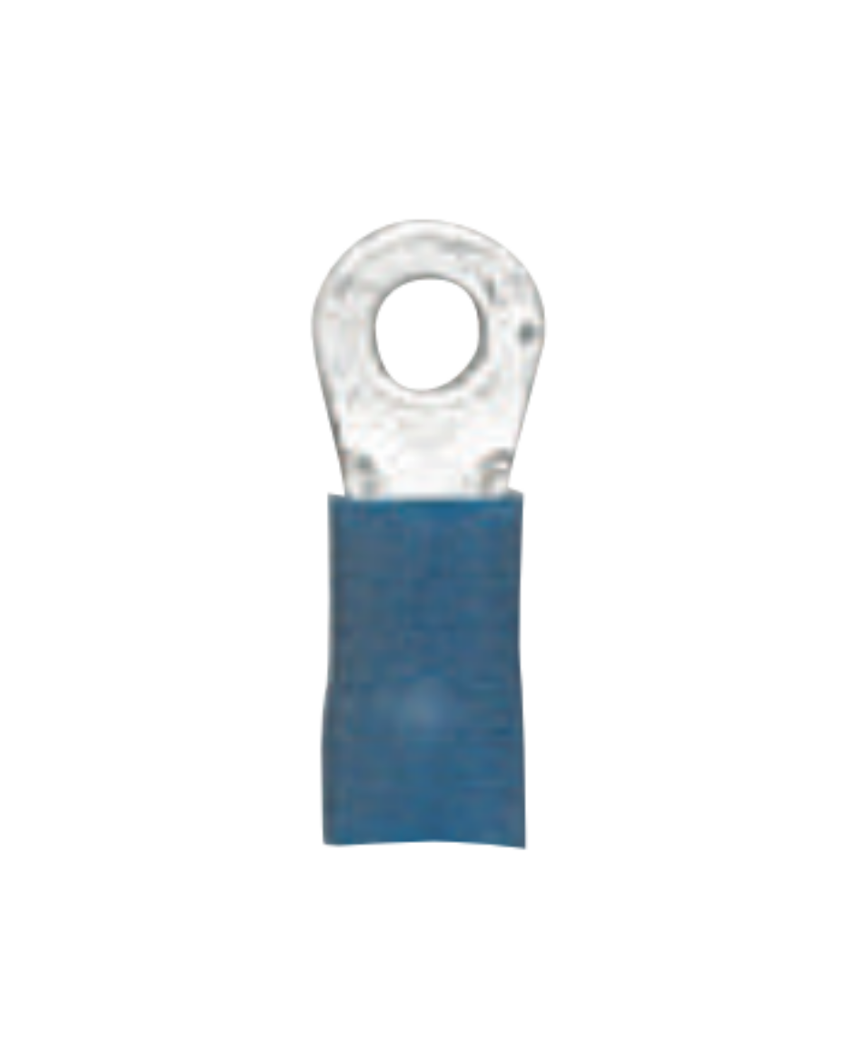 Picture of PRE-INSULATED RING TERMINAL 3MM BLUE - 100 PACK