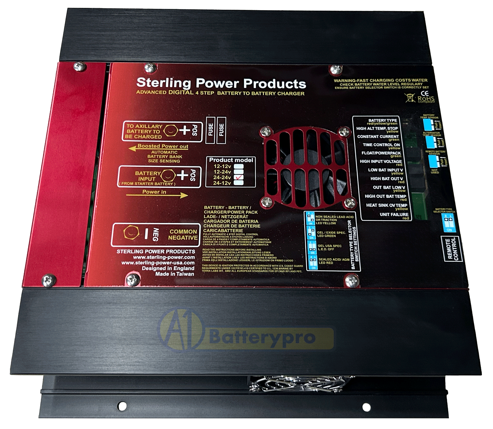 BTSBB2450 STERLING PRO 24V - 24V 50AH - 4 STAGE CHARGING - CAN CHARGE ...