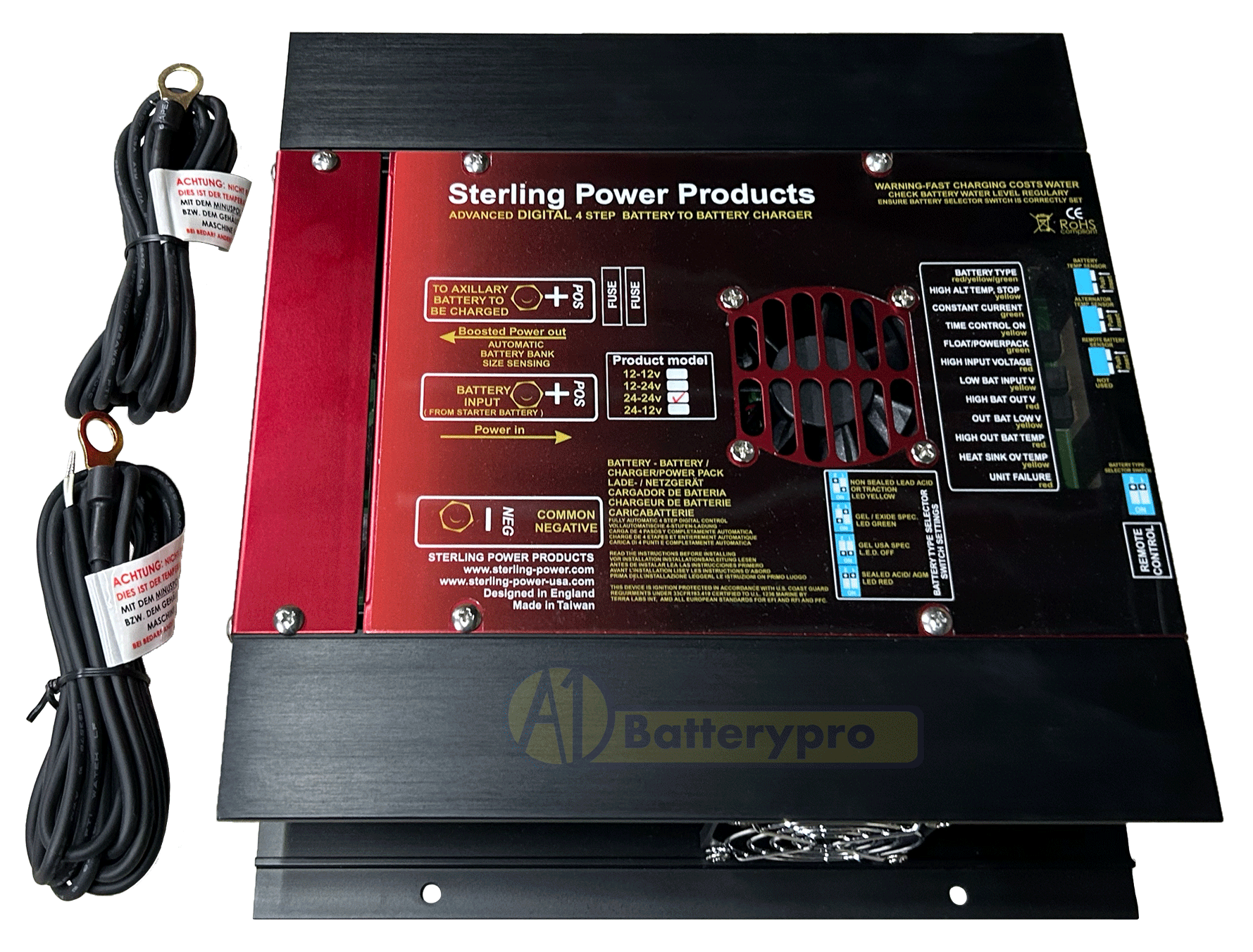 BTSBB2450 STERLING PRO 24V - 24V 50AH - 4 STAGE CHARGING - CAN CHARGE ...