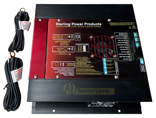 Picture of STERLING PRO 24V - 24V 50AH - 4 STAGE CHARGING - CAN CHARGE FLOODED, AGM, GEL & LITHIUM - ACTIVATES AT 13.30V AND DEACTIVATES AT 13V - 2 YEAR WARRANTY - IP31